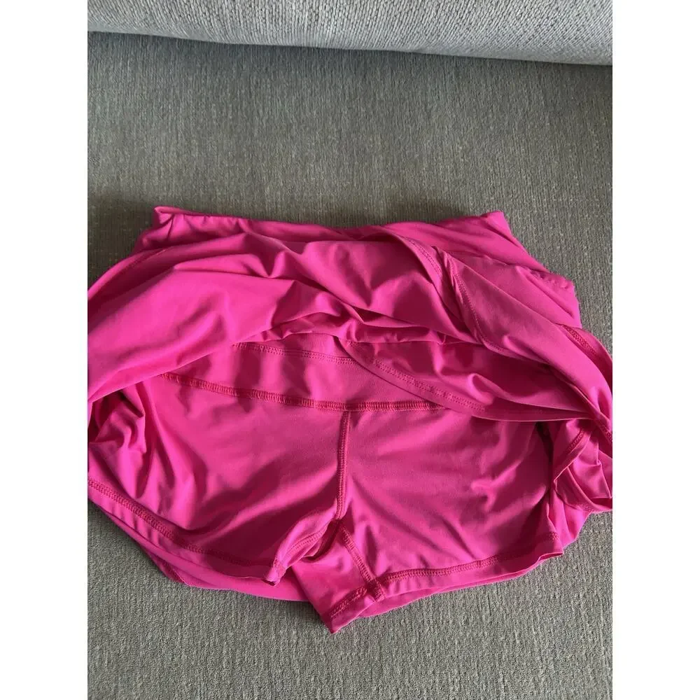 Scales Pink Ruffles Skort Pickleball Tennis Golf